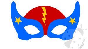 sagoma maschera supereroe 3