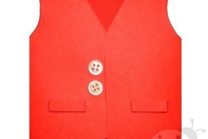 biglietto festa papa gilet 3