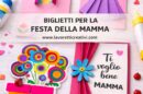 biglietti per la festa della mamma