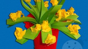 mazzo fiori lavoretto festa mamma 3