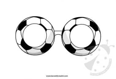 Biglietto Festa del Papà a forma di pallone da calcio