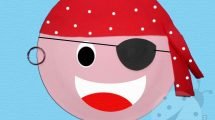 pirata piatto carta 3