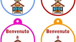 medaglie benvenuto a scuola