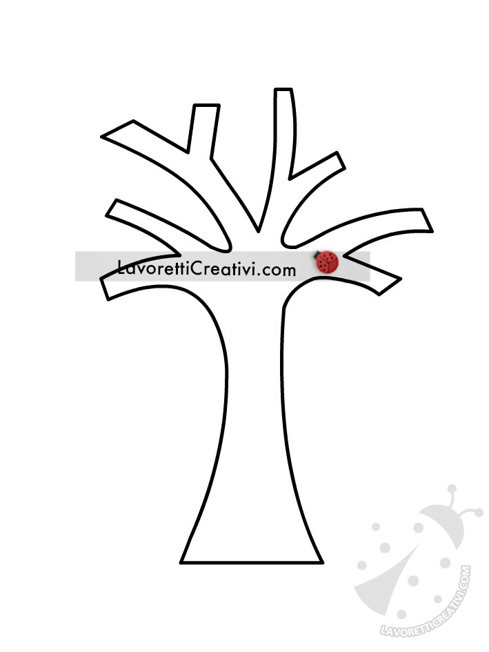 albero autunno disegno