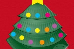 albero natale piatto carta 4