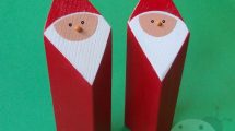 babbo natale legno 2
