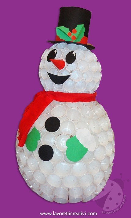 pupazzo-neve-bicchieri-plastica-3