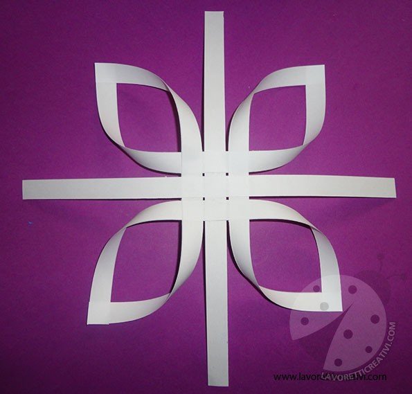 Stella Di Carta Lace Star 7 Punte Ø 60 Cm | Bianca | Paralume Per Lampadario Fai Da Te