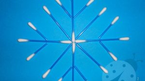 fiocco neve cotton fioc