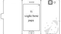 biglietto smartphone festa papa