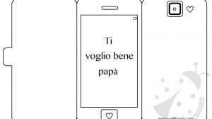 biglietto smartphone festa papa