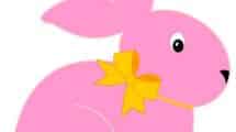 coniglio pasqua fiori