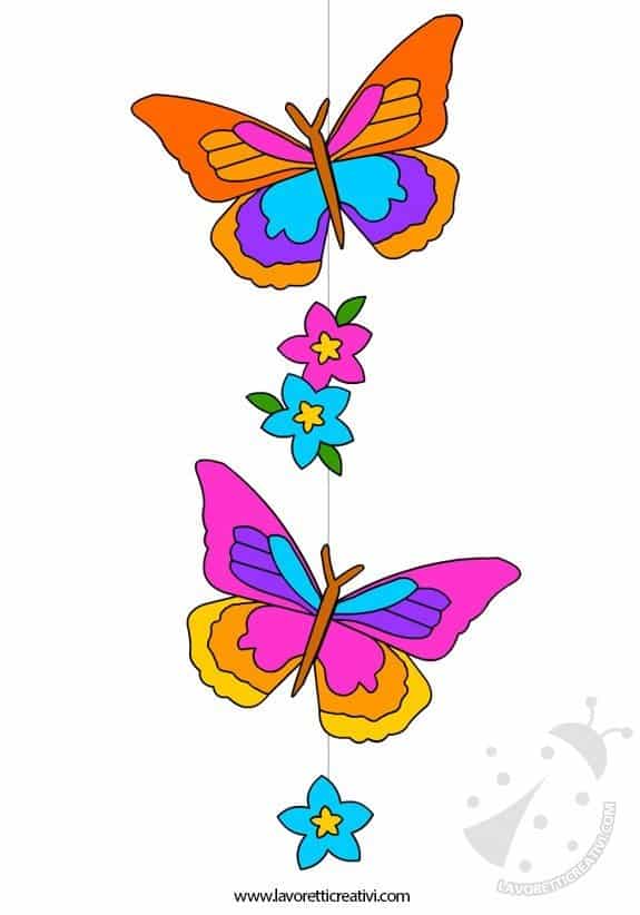 pendente farfalle