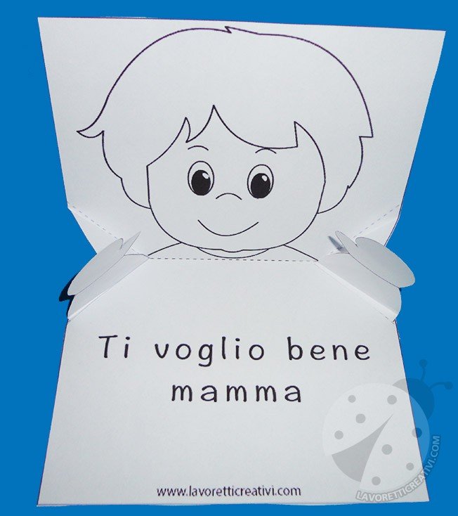 Biglietto pop up per la festa della mamma