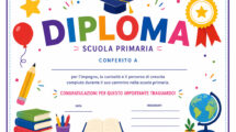 diploma di merito scuola primaria orizzontale