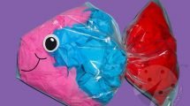 Lavoretti per bambini – Pesce con sacchetto in plastica