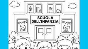 benvenuti accoglienza scuola infanzia da colorare