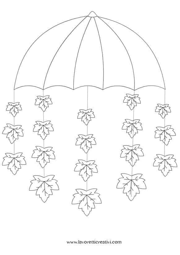 lavoretti-autunno-ombrello