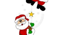 babbo natale pendenti