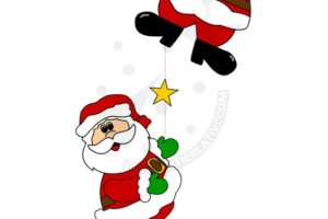 babbo natale pendenti