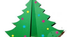 biglietto albero 3d