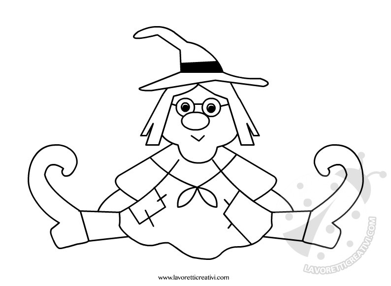 disegno befana