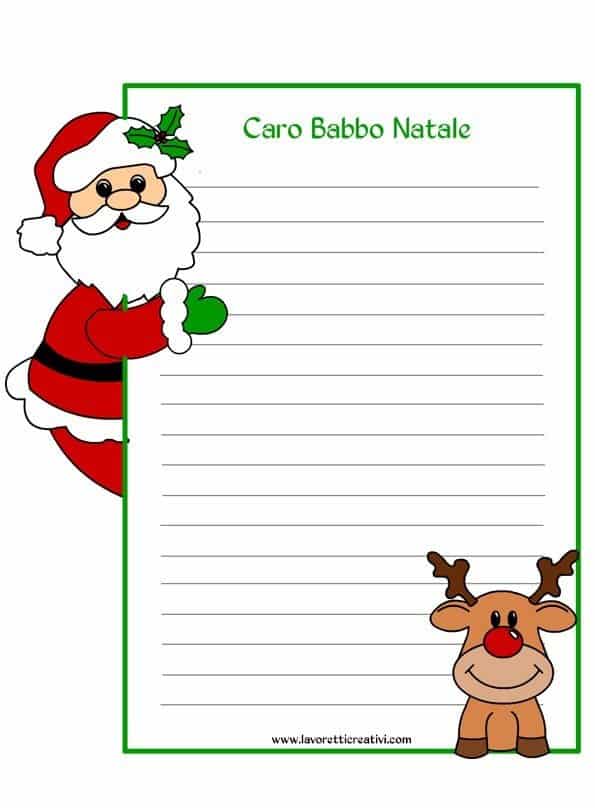 Disegni Per Letterine Di Natale.Letterine Di Natale Per Bambini Lavoretti Creativi