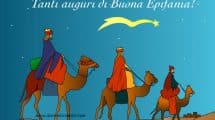 cartolina auguri epifania