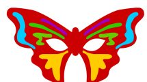 maschera carnevale farfalla5 1