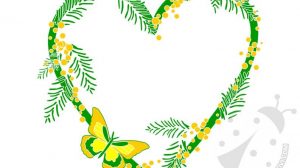 cuore mimosa festa donne