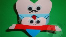 lavoretto cuori festa papa3