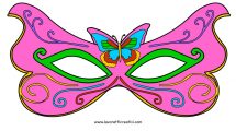 maschera carnevale principessa