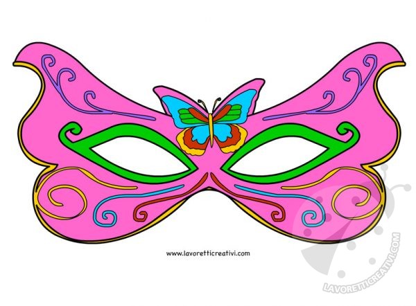 Maschere di Carnevale farfalla