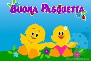 cartolina buona pasquetta