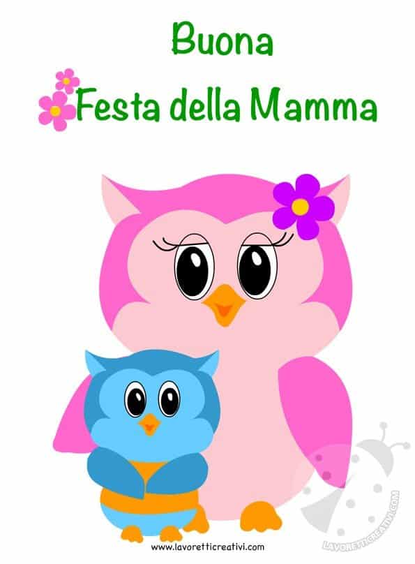 Cartolina d'Auguri per Festa della Mamma