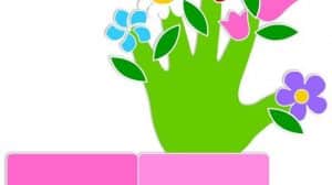 biglietto vaso fiori