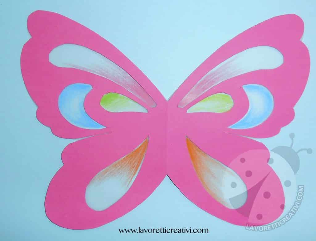 Farfalla 3D di carta