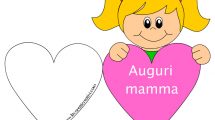 biglietto mamam cuore bambina 1