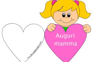 biglietto mamam cuore bambina 1