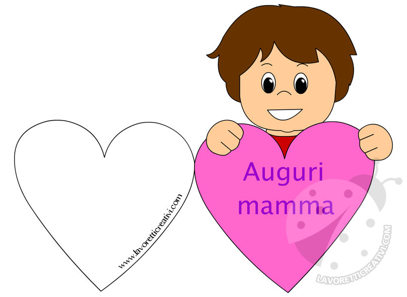 biglietto mamma cuore bambino 1