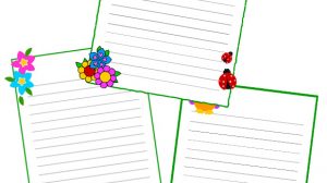 carta lettere fiori 1
