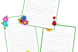carta lettere fiori 1
