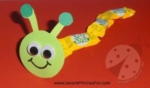 Bruco con caramelle