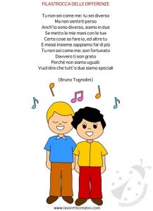 Filastrocca delle differenze per l’accoglienza