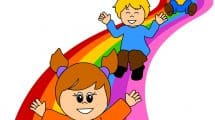 arcobaleno bambini benvenuti