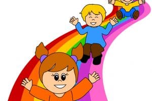 arcobaleno bambini benvenuti