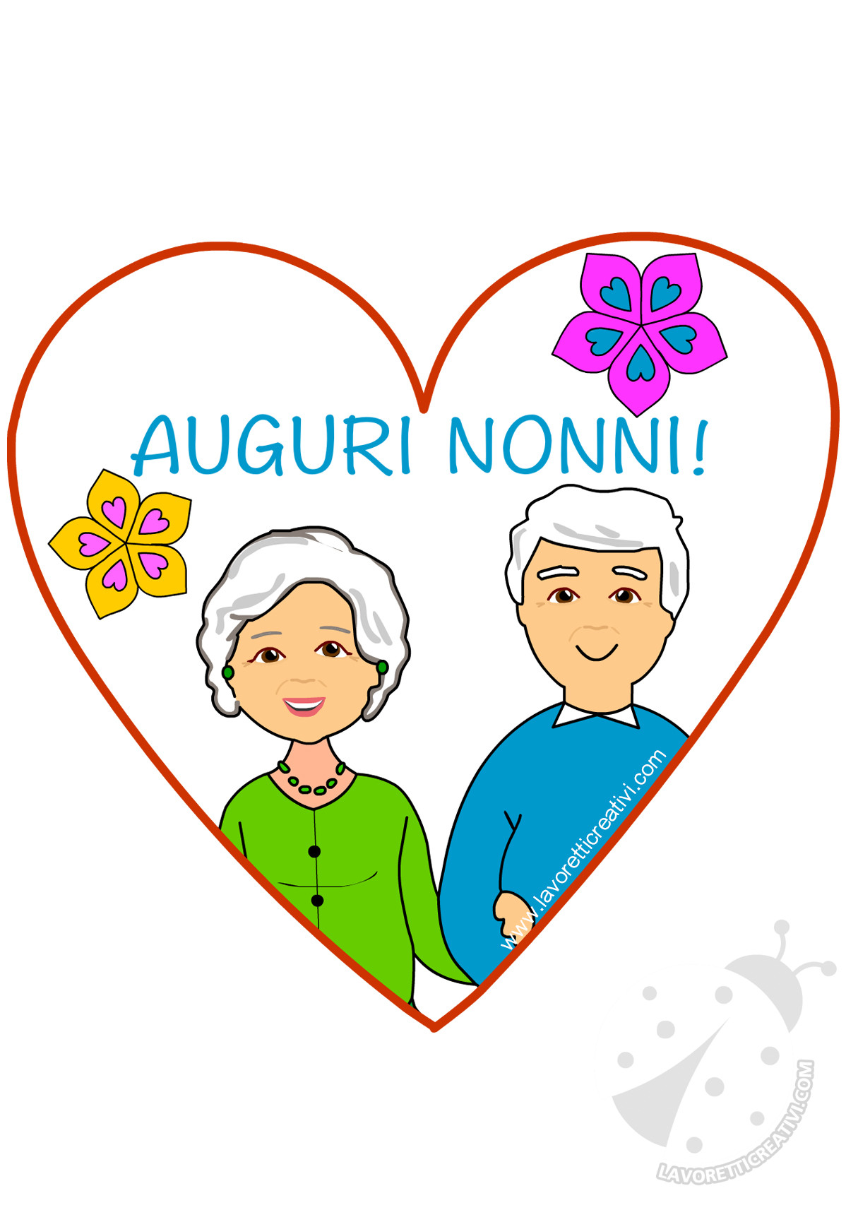 biglietto cuore nonni 1