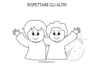 Regole scuola primaria da stampare 8 Regole da rispettare in classe con disegni da colorare