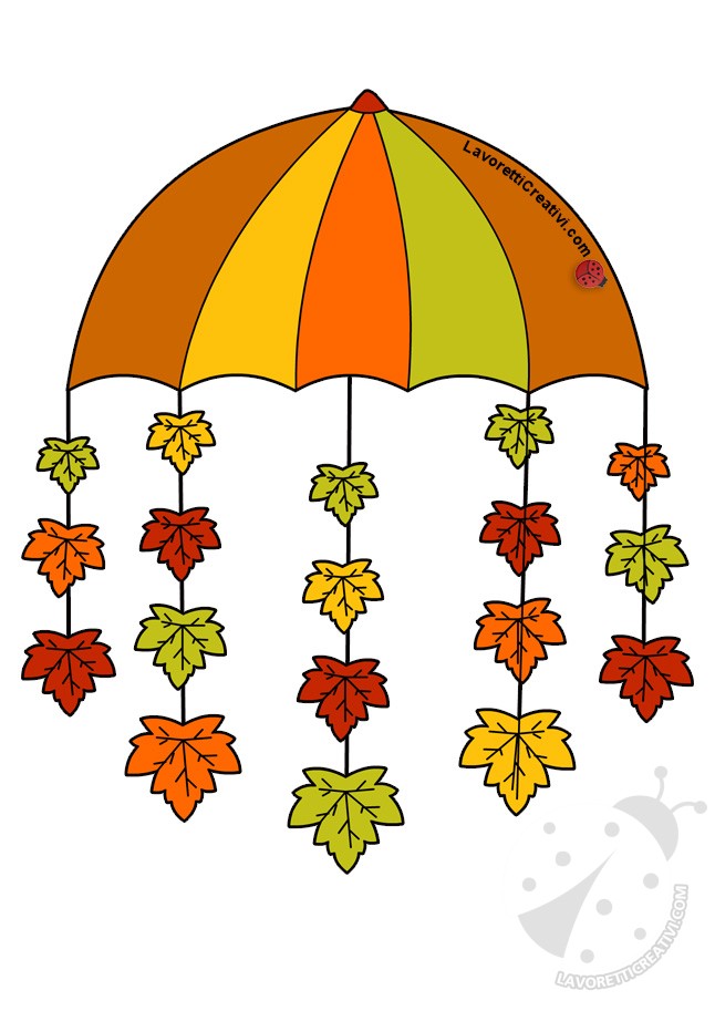 addobbi autunno ombrello1