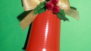 campane natale bicchieri plastica